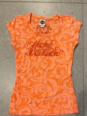 HARLEY DAVIDSON LADIES TEE SHIRT SIZE MEDIUM